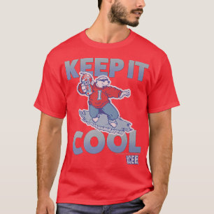 ICEE Bear Behålla IT Coola Surfa Pose Premium T Shirt