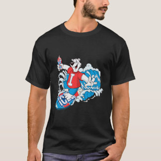 Icee Bear Surfer Collegiate T Shirt