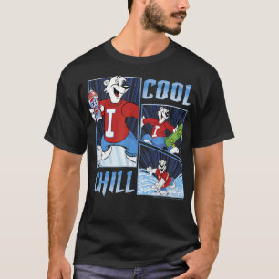 ICEE Coola Chill Bear Tecknad Panels T Shirt
