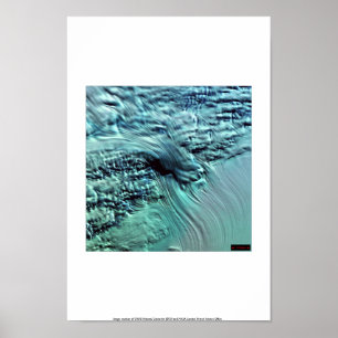 Icefall Lambert glaciär, Antarktis Poster
