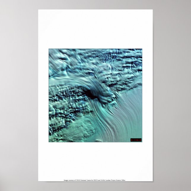 Icefall, Lambert Glacier, Antarctica Poster (Framsidan)