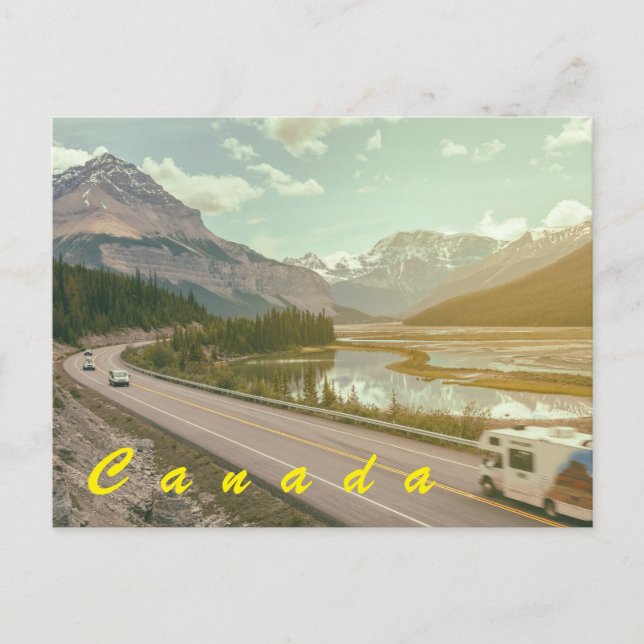 Icefield Parkway, Kanada Vykort (Framsida)