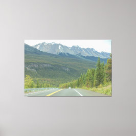 Icefield Parkway Road Canvastryck