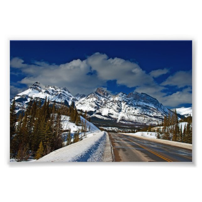 Icefields Parkway Canadian Rockies Kanada Fototryck (Framsidan)