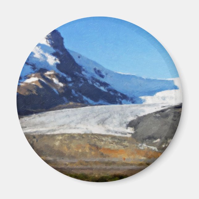 Icefields Parkway i Jasper Canada Magnet (Framsidan)