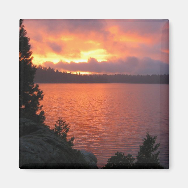 Icehouse Reservoir Sunset Magnet (Framsidan)