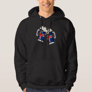 Iceland Flag Bryggarkopp   Cool Icelander Öl Hoodie