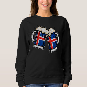 Iceland Flag Bryggmugg   Cool Icelander Öl T Shirt