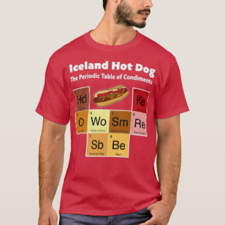 Iceland Hot Dog Viking Cuisine Reykjavik Remoulade T Shirt