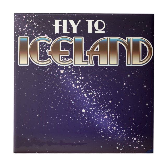 Iceland kampanjaffisch kakelplatta (Framsidan)