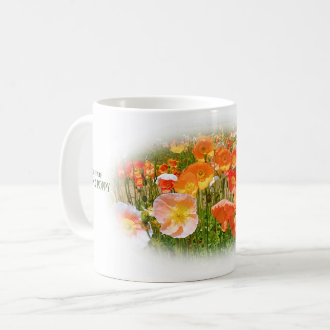 Iceland Poppy Kaffemugg (Framsida vänster)