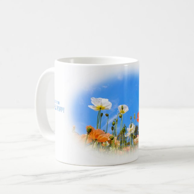 Iceland Poppy Kaffemugg (Framsida vänster)