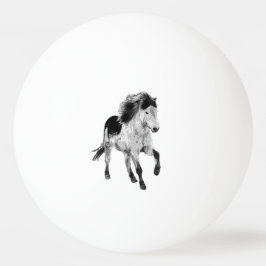 Icelandic horse in motion pingisboll