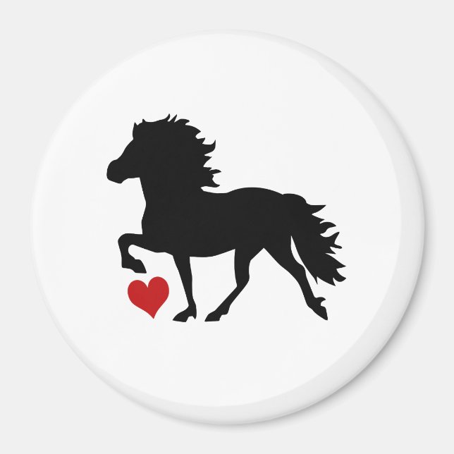Icelandic Horse Magnet (Framsidan)