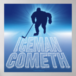 Iceman Cometh (hockey) Poster