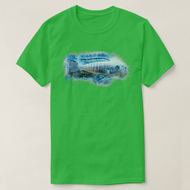 Ices blue mouthbrooder Pseudotropheus socolofi T Shirt (Design framsida)