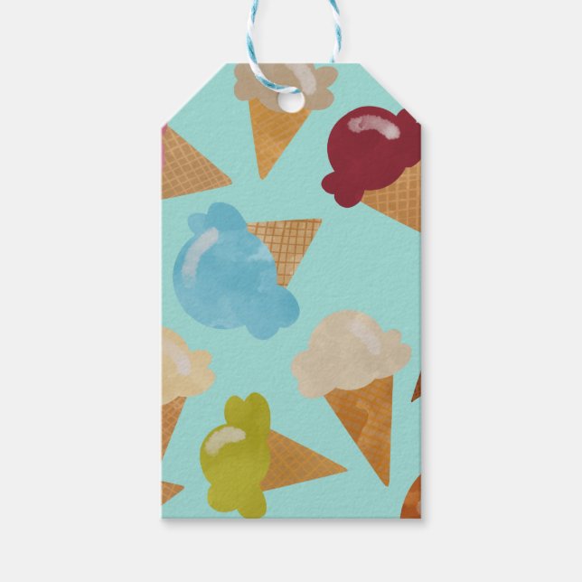 Ices Cream Cones for Days Socks Presentetikett (Framsidan)