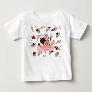 Ices Cream Design for Flicka T Shirt