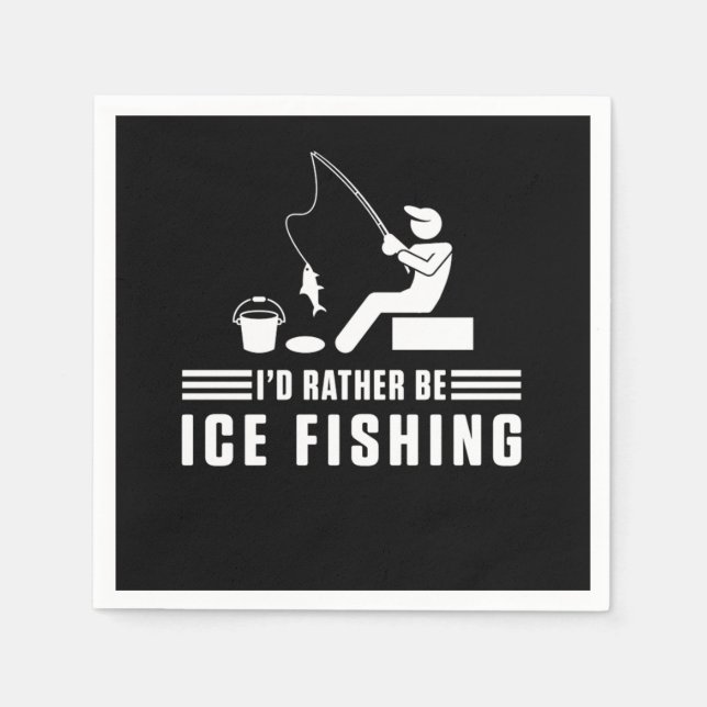 Ices Fisherman Fisher Gift Pappersservett (Framsidan)