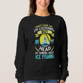 Ices Fisherman Tält Fisher Rod Fish Finder T Shirt