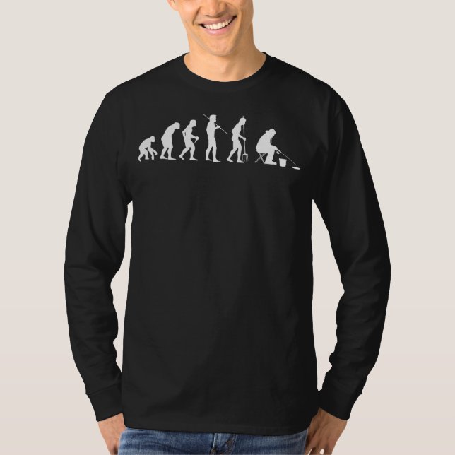 Ices-fiskevattning Ices-fiskekaraktär T Shirt (Framsida)