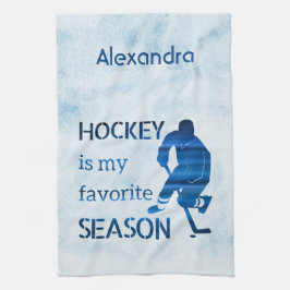 Ices hockeyskatduk Favorite blue Kökshandduk