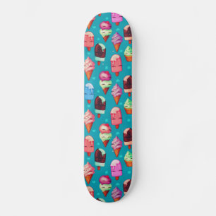 Ices pop och glass mini skateboard bräda 18,5 cm