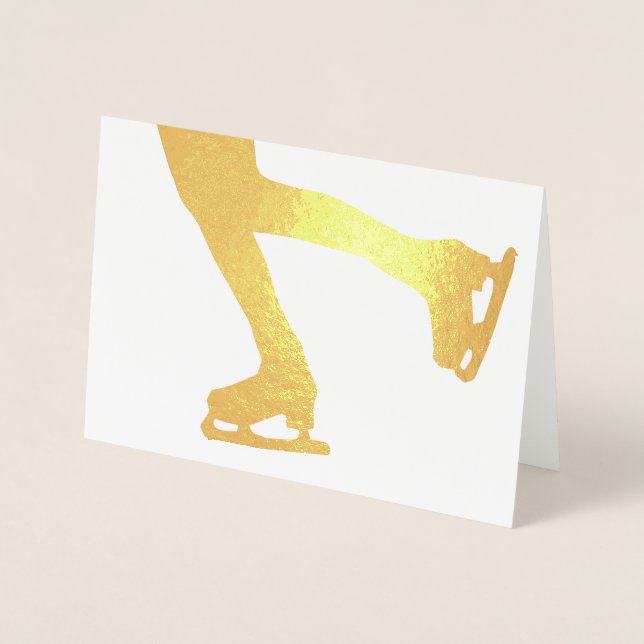 Ices-Skater Folierat Kort (Framsida)