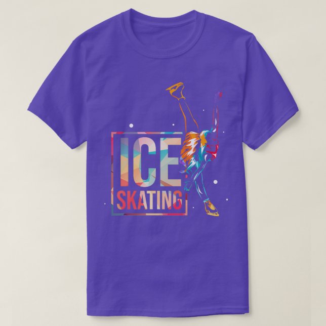 Ices Skating 53 T Shirt (Design framsida)
