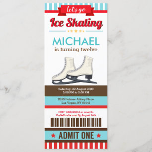 Ices skridskor Himlar Rink Sport Biljett Pass Inbjudningar