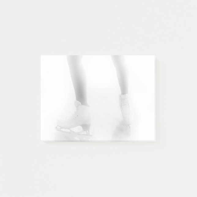 Ices-skridskor Post-it Block (Framsida)