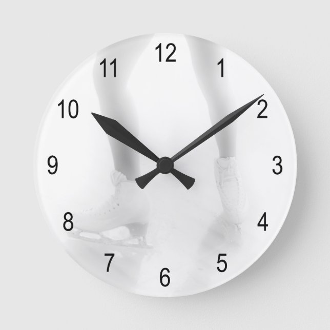 Ices-skridskor Rund Klocka (Framsida)