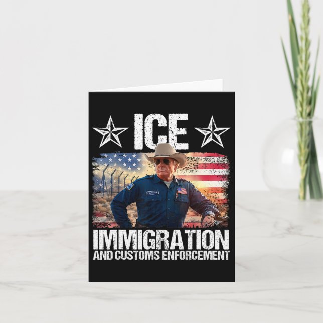 Ices underliga Trump Invandring och Anpassningsbar Kort (Framsida)