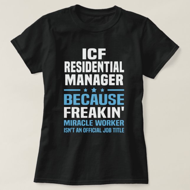 ICF-chef för bostäder T Shirt (Design framsida)