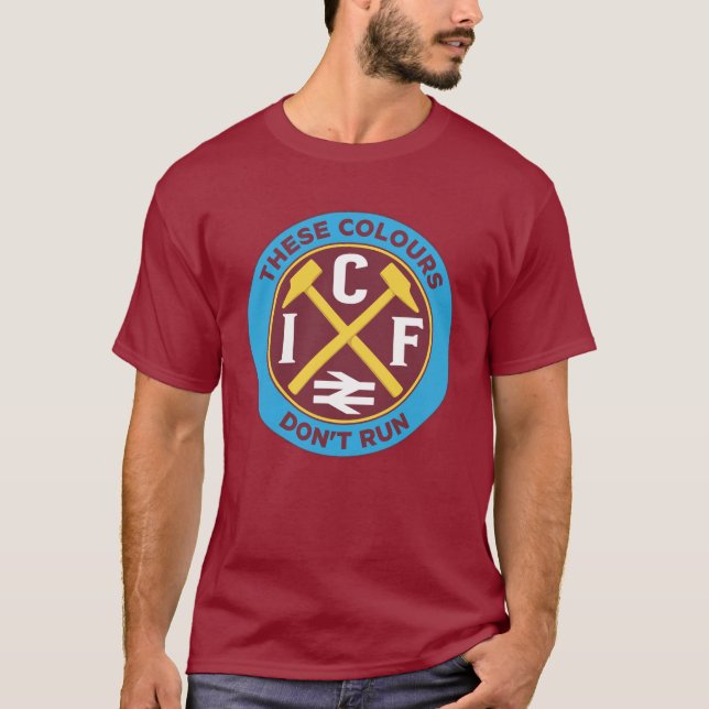 ICF Intercity Firm English Football Hooligan Ultra T Shirt (Framsida)