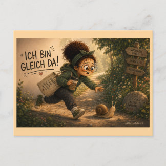 Ich bin gleich da vykort