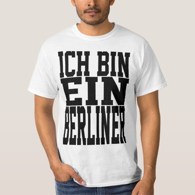 Ich binEin Berliner T-shirt (Framsida)