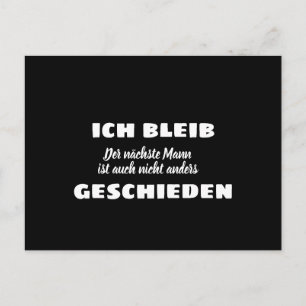 Ich bleib geschieden vykort