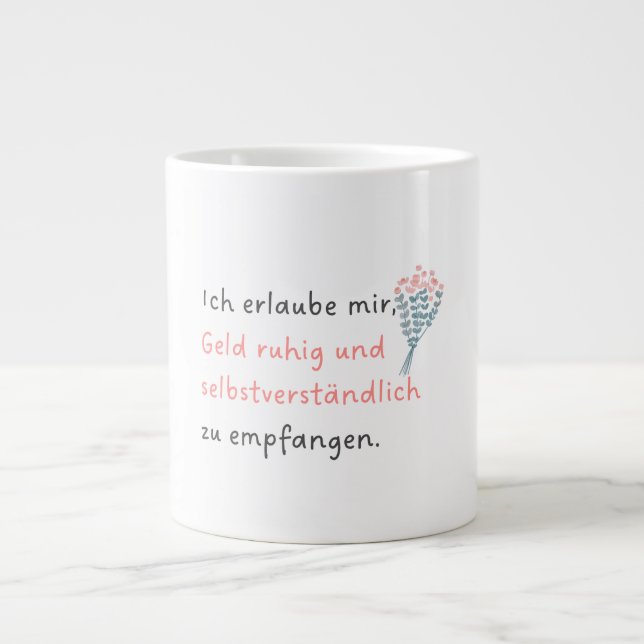 Ich erlaube mir, Geld ruhig und selbstverständlich Jumbo Mugg (Framsidan)