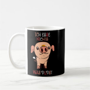 Ich Esse Nichts var Pupst I Vegan Vegetarian Kaffemugg