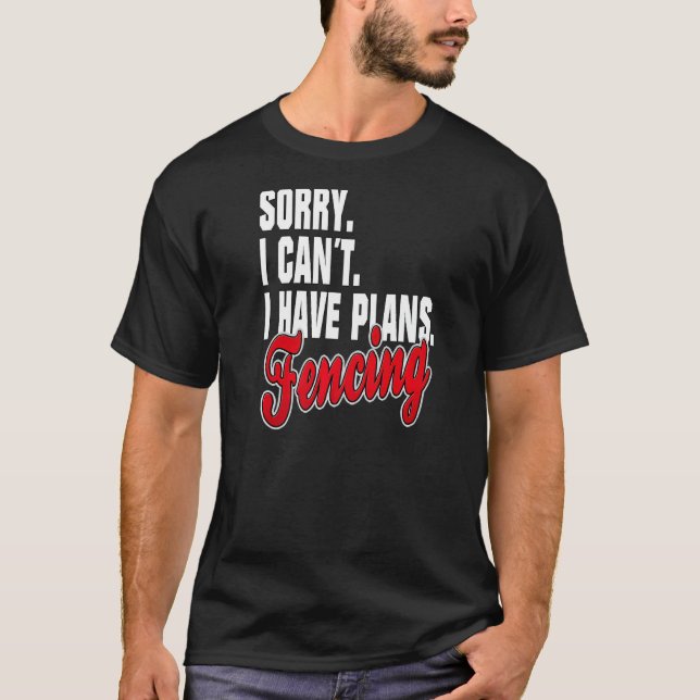 Ich Habe Flygplan Fechter Påstående Sutningsutrust T Shirt (Framsida)