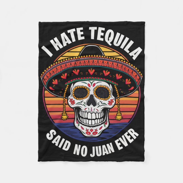 Ich He Tequila Mexikansk Cinco De Mayo  Fleecefilt (Framsidan)