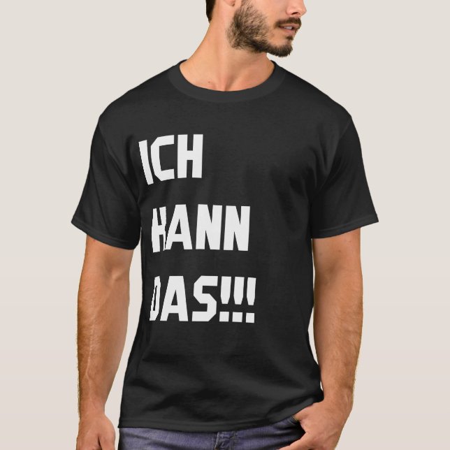 Ich kann das T-Shirt (Framsida)
