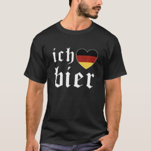 Ich Liebe Bier German Oktoberfest Costume Bee T Shirt