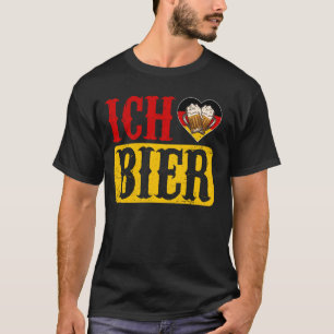 Ich Liebe Bier Oktoberfest German Manar Women Beer T Shirt