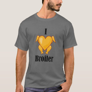 Ich Liebe Broiler Roast Chicken Ossi Funny DDR Säg T Shirt