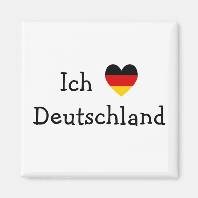 Ich liebe Deutschland Magnet (Framsidan)