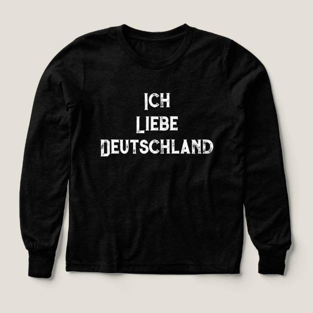 Ich Liebe Deutschland T Shirt (Design framsida)