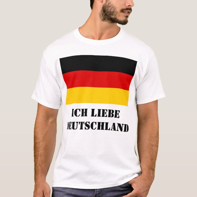 ICH LIEBE DEUTSCHLAND T SHIRT (Framsida)