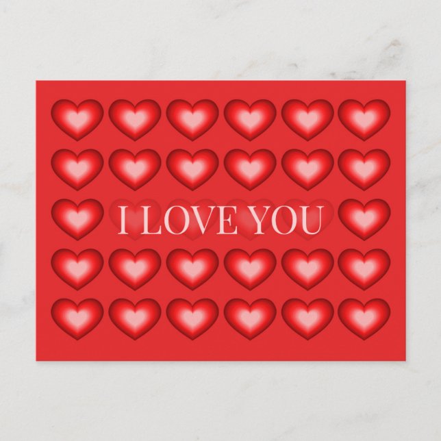 Ich liebe Dich - Liebesgrüße aus dem Briefkasten! Vykort (Framsida)